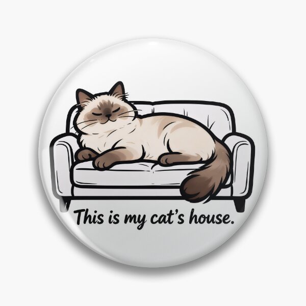 Item preview, This Is My Cat’s House Meme designed and sold by DetalleXL.