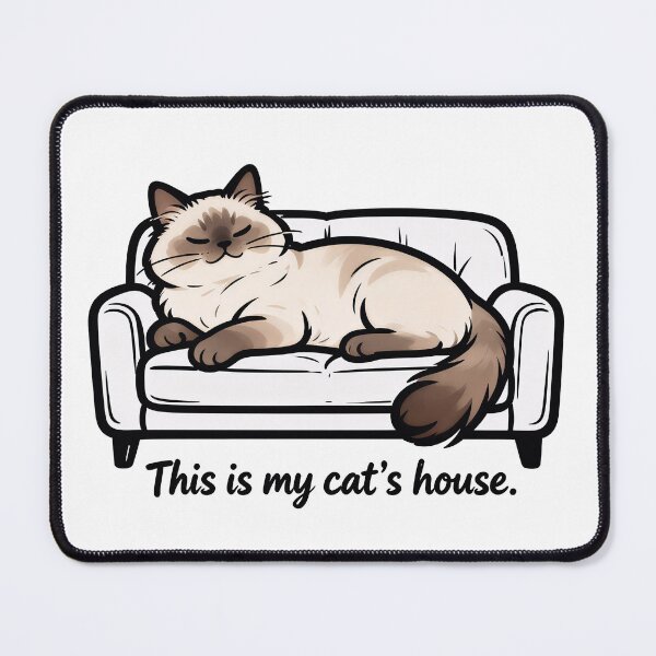 Item preview, This Is My Cat’s House Meme designed and sold by DetalleXL.