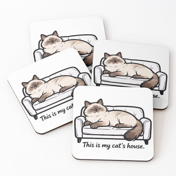 Item preview, This Is My Cat’s House Meme designed and sold by DetalleXL.