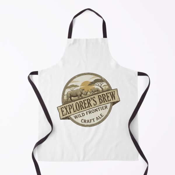 Item preview, Vintage Rhino Craft Ale Explorer Badge designed and sold by chattsuede.