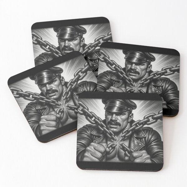 Item preview, Vintage Leather Legends Gay Berlin Daddy Feel The Power Tom of Finland Tribute Graphic Design designed and sold by ItsAKinkThing.