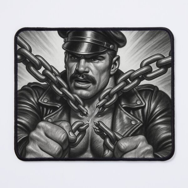 Item preview, Vintage Leather Legends Gay Berlin Daddy Feel The Power Tom of Finland Tribute Graphic Design designed and sold by ItsAKinkThing.