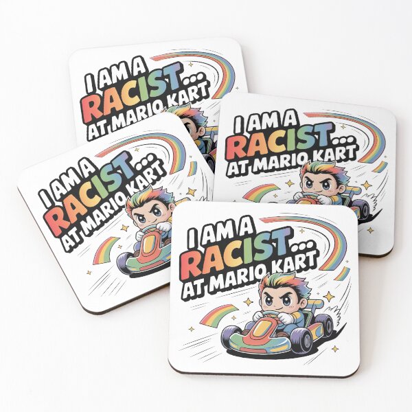 Item preview, I Am A Racist, At Mario Kart designed and sold by graphic-genie.