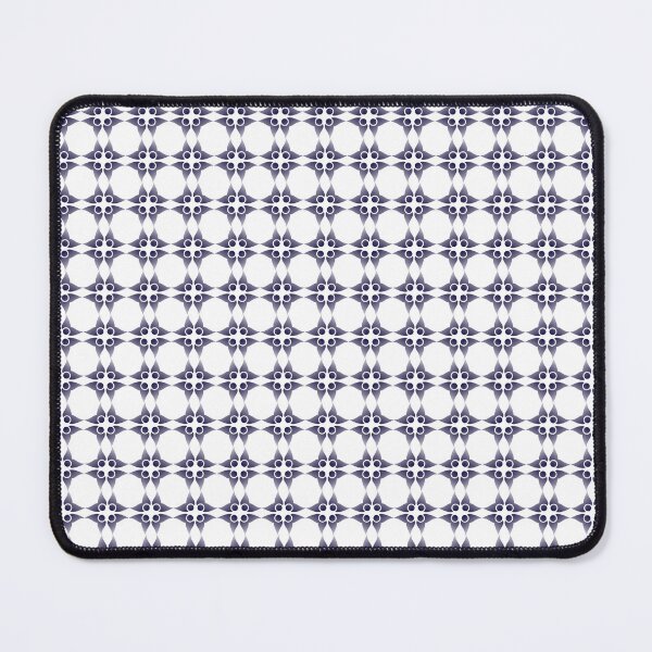 Item preview, Padrão abstrato geométrico em tons de azul sobre o branco designed and sold by pichulaarts.