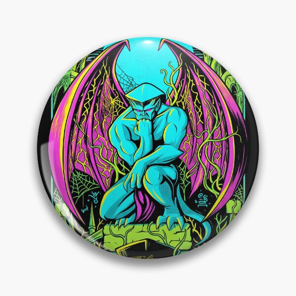 Item preview, Neon Gothic Goliath - Gargoyles Fanart designed and sold by THELOREAN.