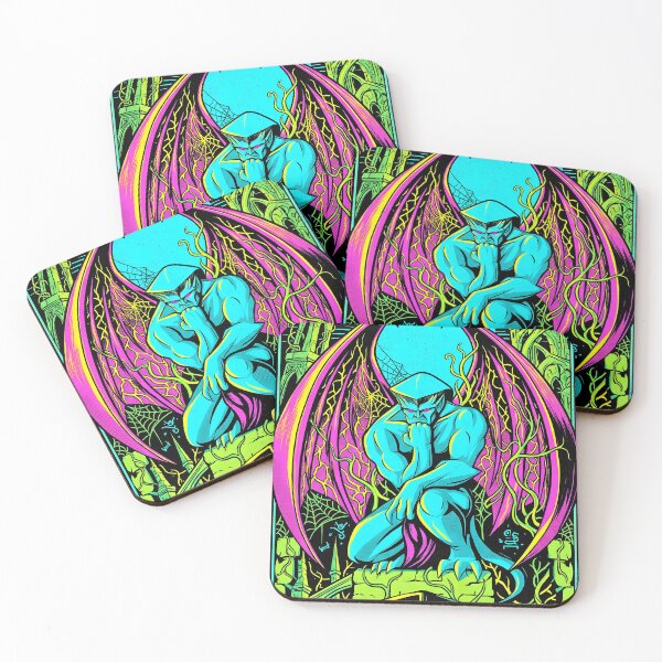 Item preview, Neon Gothic Goliath - Gargoyles Fanart designed and sold by THELOREAN.