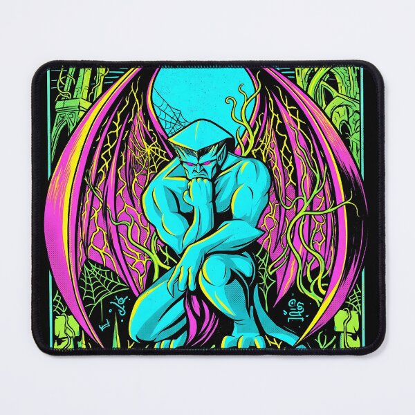 Item preview, Neon Gothic Goliath - Gargoyles Fanart designed and sold by THELOREAN.