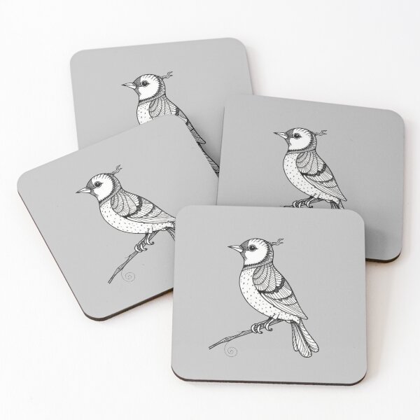 Item preview, Sparrow Zentangle designed and sold by Corner-Distro.