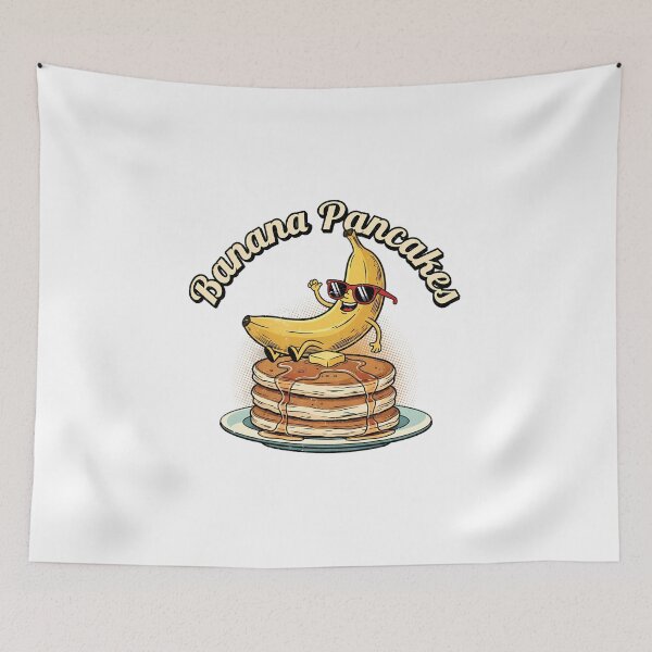 Item preview, Cool Banana Pancakes Cartoon Morning Delight designed and sold by chattsuede.