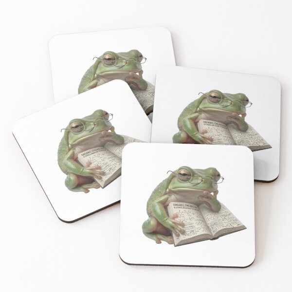 Item preview, Organic Chemistry Frog Sticker – Funny Student Gift, Science Frog, Stressed Student Humor designed and sold by Arts Paradise.