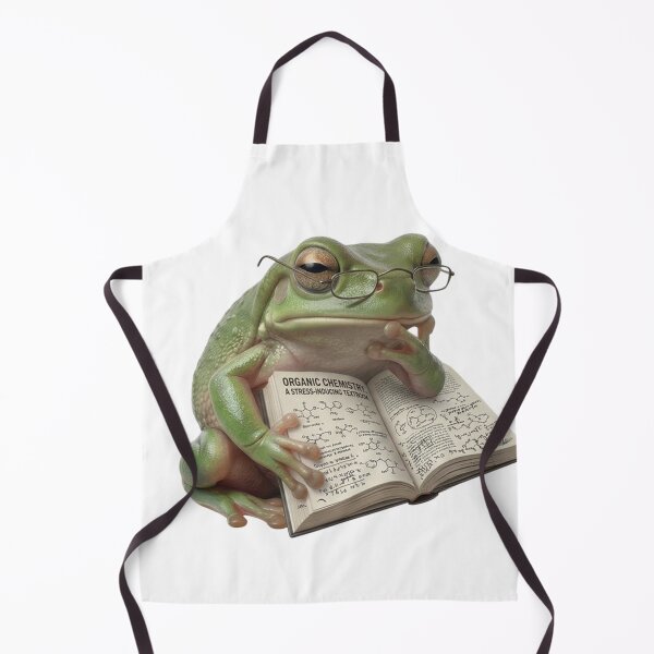 Item preview, Organic Chemistry Frog Sticker – Funny Student Gift, Science Frog, Stressed Student Humor designed and sold by Arts Paradise.