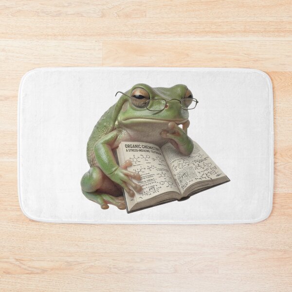 Item preview, Organic Chemistry Frog Sticker – Funny Student Gift, Science Frog, Stressed Student Humor designed and sold by Arts Paradise.