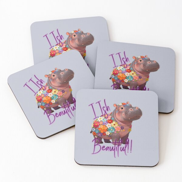 Item preview, Flower Hippo designed and sold by KreativeCrow.