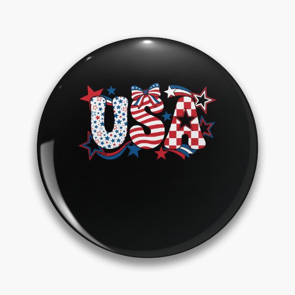 Item preview, Girls Fourth of July USA Bows designed and sold by KroghDs.