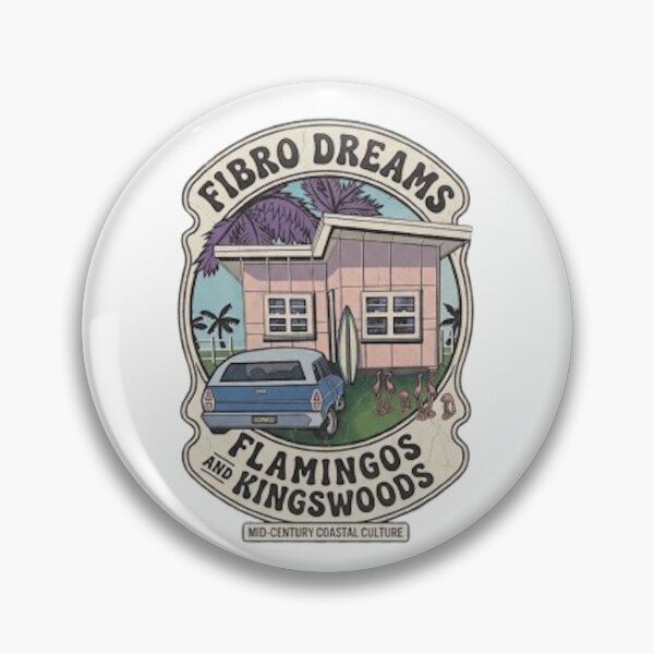 Item preview, Fibro Dreams, Flamingos and Kingswoods designed and sold by Bogan Pop .
