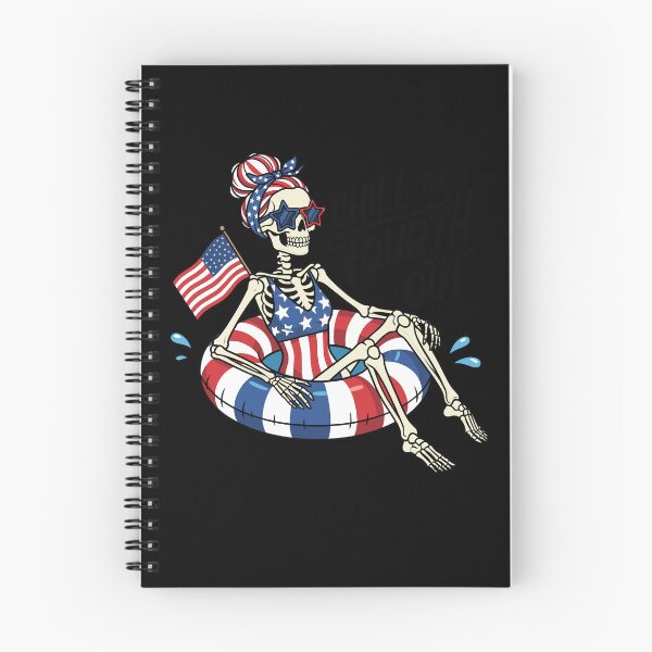 Item preview, Women 4th of July Skeleton Pool Float designed and sold by KroghDs.