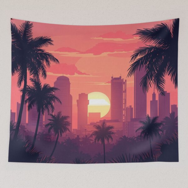 Item preview, City Sunset designed and sold by HELLO TIGER.