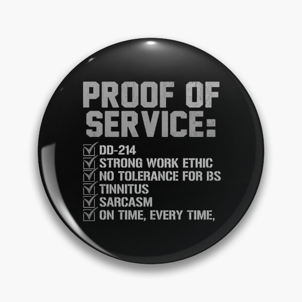 Item preview, Proof of Service T for Military Veterans designed and sold by FernaRoje.