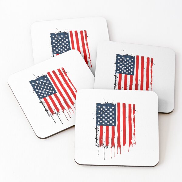 Item preview, Splattered Ink USA Flag Graphic designed and sold by Express210.