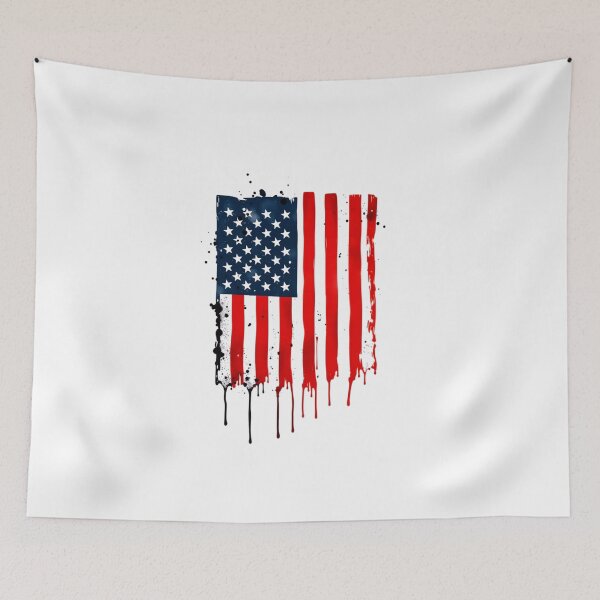 Item preview, Splattered Ink USA Flag Graphic designed and sold by Express210.