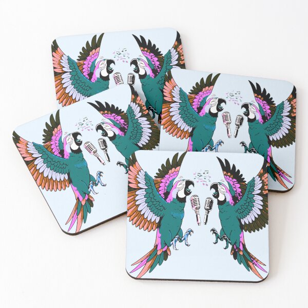 Item preview, Colorful Singing Parrots designed and sold by DesignbyDizdar.