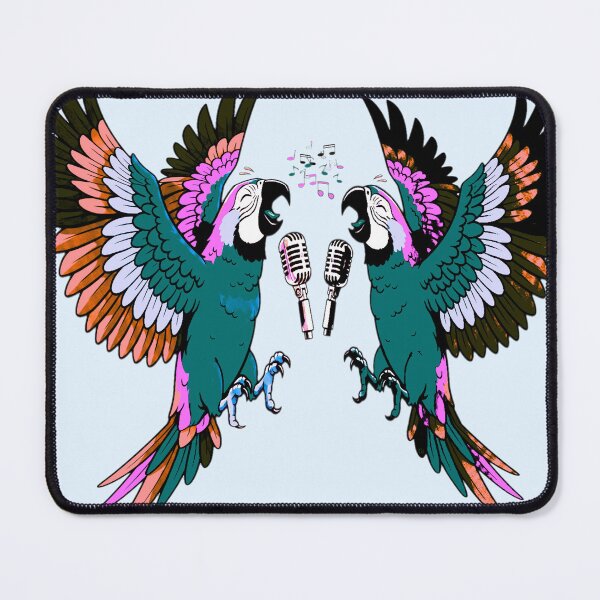 Item preview, Colorful Singing Parrots designed and sold by DesignbyDizdar.