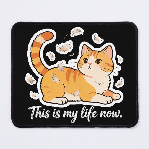 Item preview, This Is My Life Now Dramatic Cat Meme designed and sold by DetalleXL.