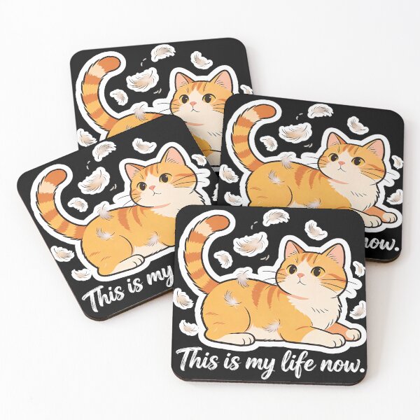 Item preview, This Is My Life Now Dramatic Cat Meme designed and sold by DetalleXL.