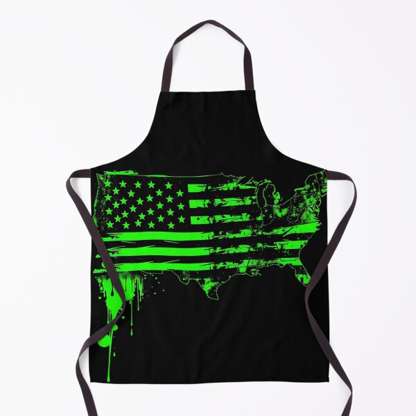 Item preview, Neon Green United States Flag Graphic designed and sold by Express210.