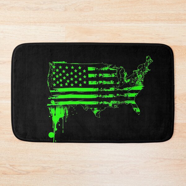 Item preview, Neon Green United States Flag Graphic designed and sold by Express210.