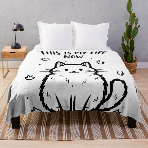 Item preview, This Is My Life Now Minimalist Cat designed and sold by DetalleXL.