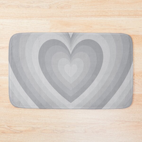 Item preview, Metallic Silver Concentric Heart Tunnel Retro Y2K Pattern designed and sold by Aesthetic Crew.