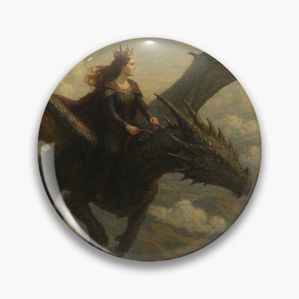 Item preview, Queen And Dragon In Flight designed and sold by nikkolaus.