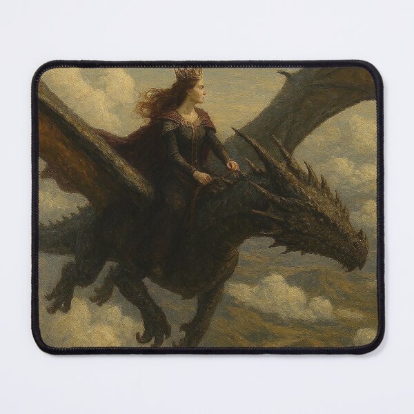 Item preview, Queen And Dragon In Flight designed and sold by nikkolaus.