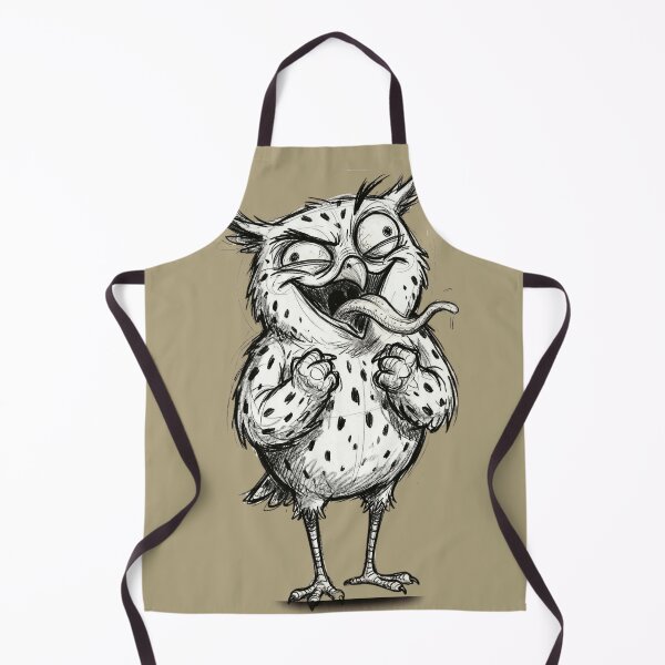Item preview, Crazy Sketchy Owl Illustration designed and sold by M.Store.