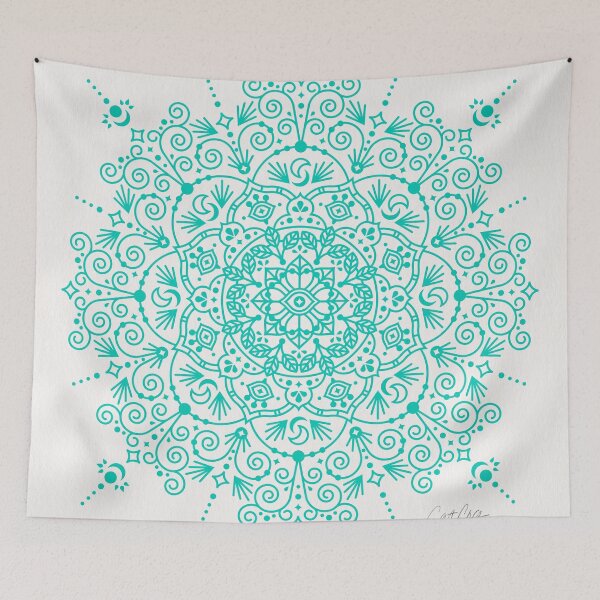 Item preview, Moroccan Mandala – Turquoise Palette designed and sold by Cat Coquillette.