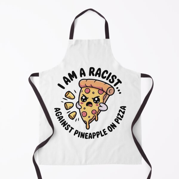 Item preview, I Am A Racist, Kawaii Angry Pizza Slice designed and sold by graphic-genie.