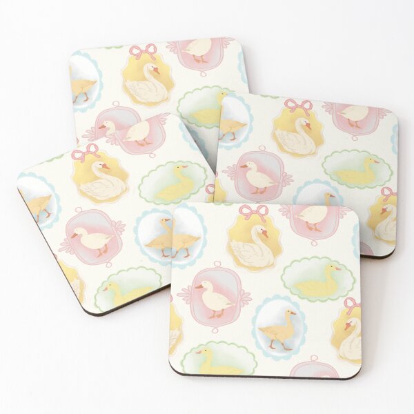 Item preview, Vintage Waterfowl Portraits Coquette Seamless Pattern designed and sold by Seamlessly Buffalo.