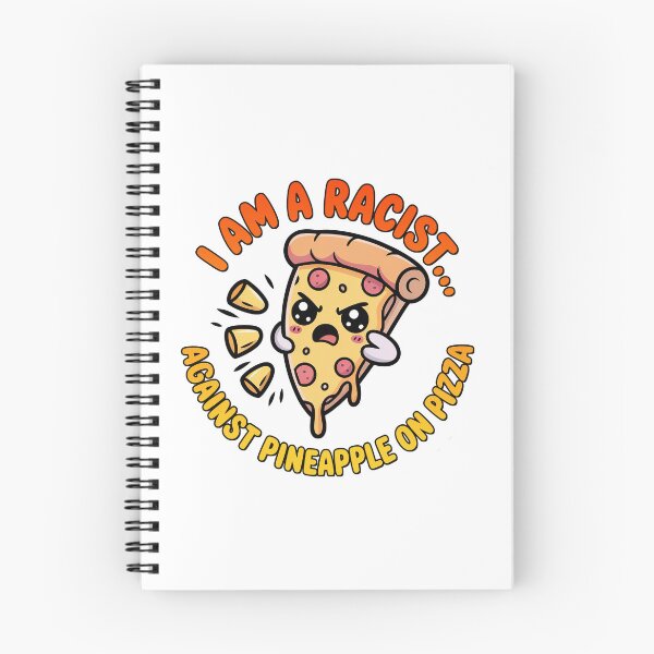 Item preview, I Am A Racist, Kawaii Angry Pizza Slice designed and sold by graphic-genie.