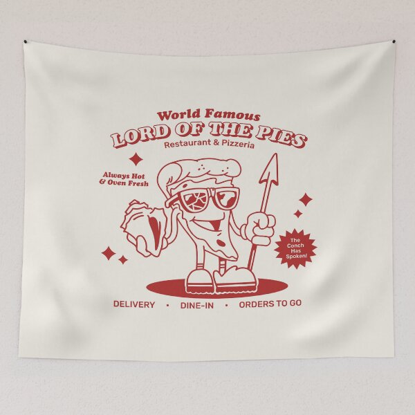 Item preview, Lord Of The Pies Pizza Movie designed and sold by Eh Plus Designs.