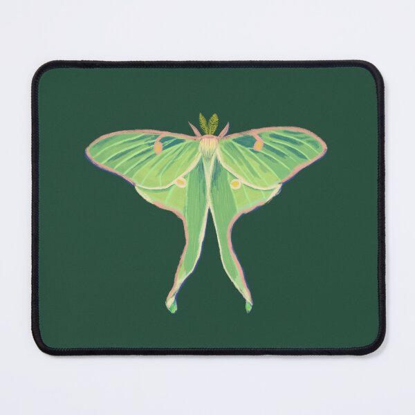 Item preview, Green and pink lunar moth designed and sold by Seafoam Spell Society.