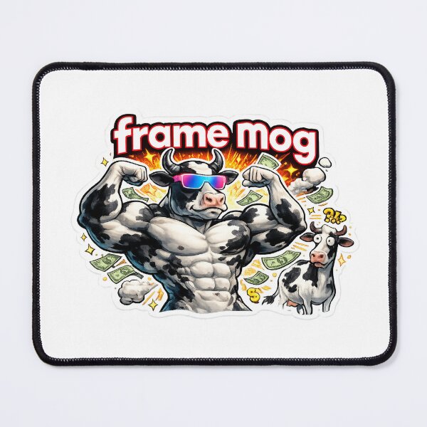 Item preview, Frame Mog (Big Beef) designed and sold by LockedUp.
