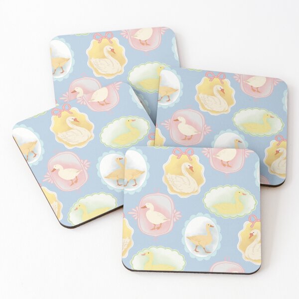 Item preview, Vintage Waterfowl Portraits Coquette Seamless Pattern designed and sold by Seamlessly Buffalo.