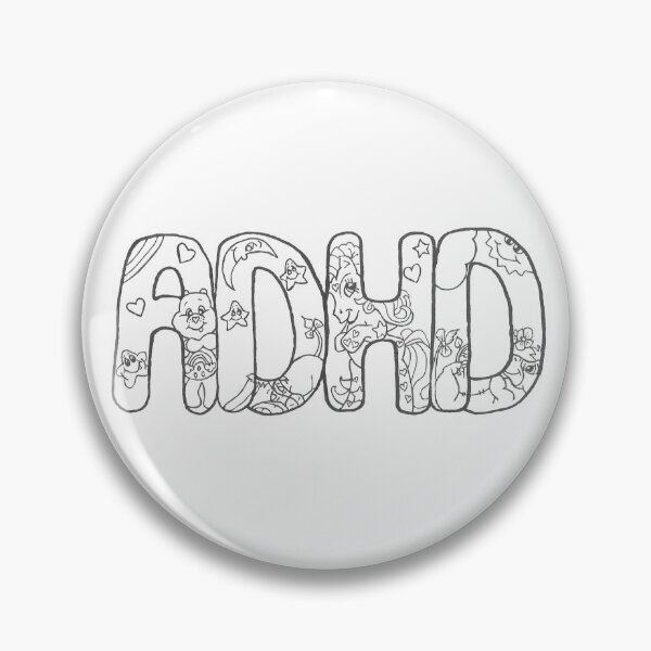 Item preview, ADHD Letter art with teddy bears and ponies  designed and sold by Annewithacapitala.