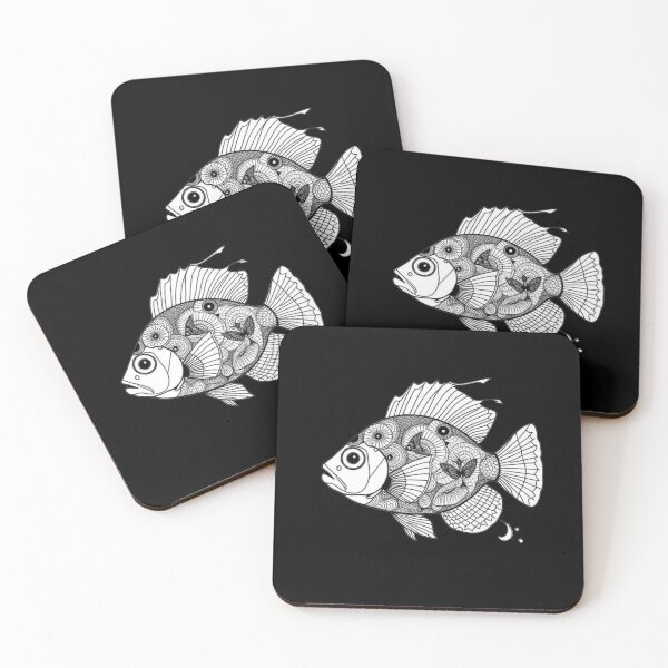 Item preview, Cichlid Zentangle designed and sold by Corner-Distro.