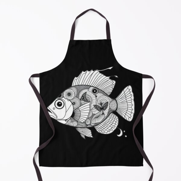 Item preview, Cichlid Zentangle designed and sold by Corner-Distro.