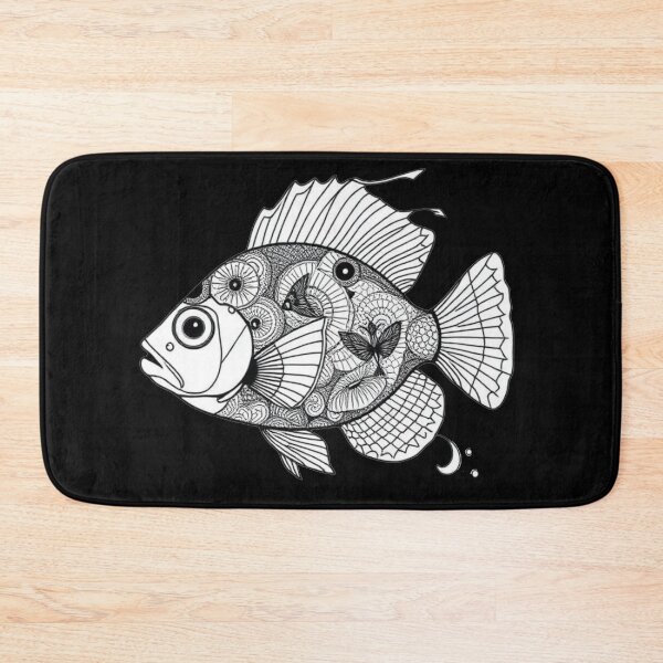 Item preview, Cichlid Zentangle designed and sold by Corner-Distro.