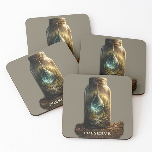 Item preview, Preserve Nature Water Conservation Forest Environmental Awareness Eco Art Design designed and sold by OrbitOfMind.