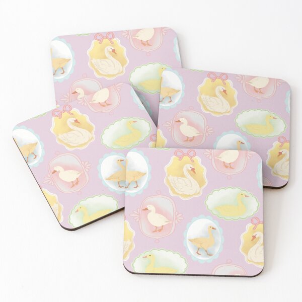 Item preview, Vintage Waterfowl Portraits Coquette Seamless Pattern designed and sold by Seamlessly Buffalo.