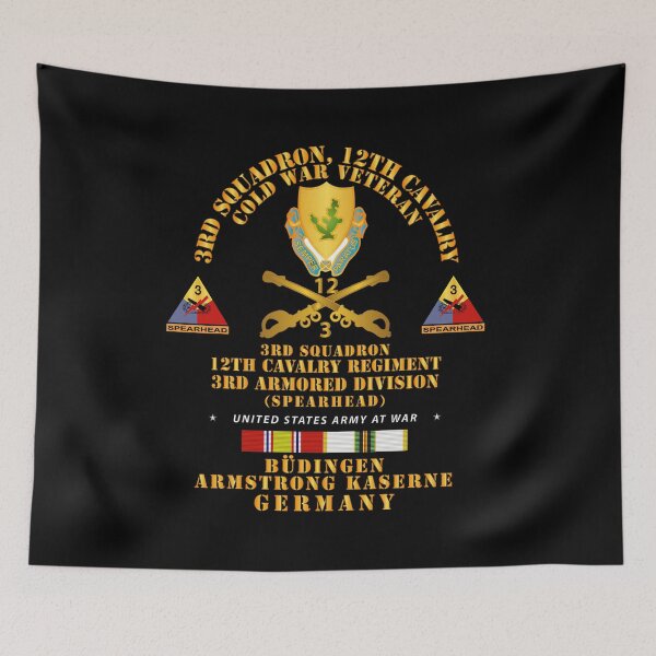 Item preview,  Army - 3rd Sqdn 12 Cav - 3rd AD - Budingen Germany Cold War designed and sold by Military Insignia Products.